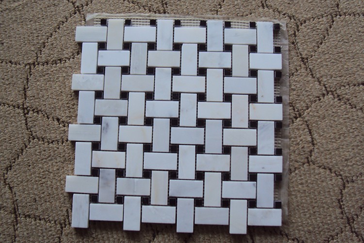 oriental white mosaic