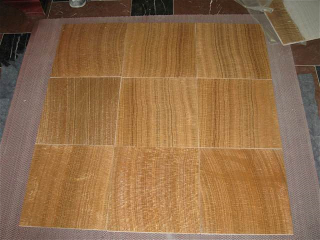 Yellow Wooden Marble Tiles