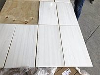 white marble style tiles