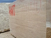 Travertine slab