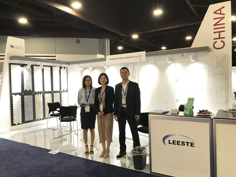 LEESTE Participated in 2018 COVERINGS SHOW IN Atlanta, USA