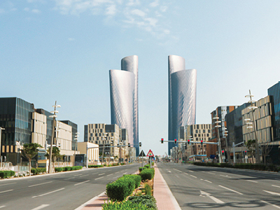 Lusail City in Qatar