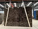 dark brown marble tiles