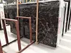 dark brown marble tiles