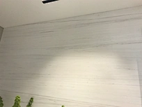 white marble style tiles