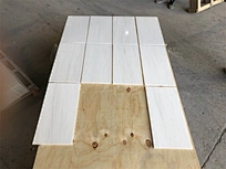 white marble style tiles