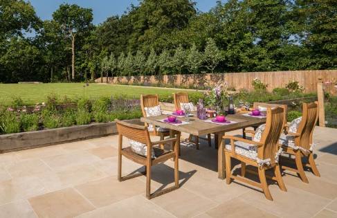sawn paving slabs