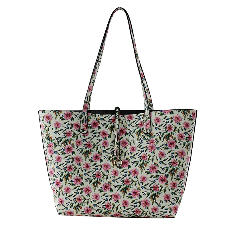 reusable fashion design Custom printed logo felt handbag tote bag