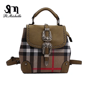 Professional manufacturer pu backpack customized logo pu leather backpack