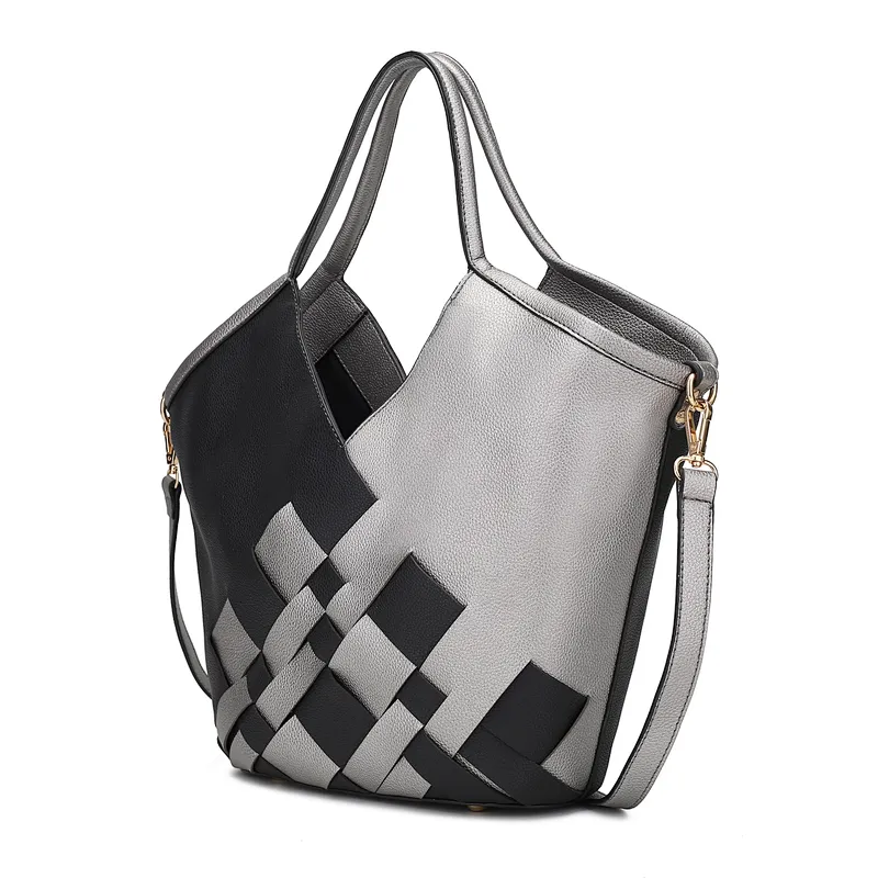 China Supplier Ladies Handbags Big Size PU Leather Bag