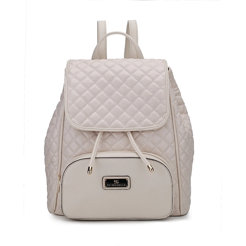 Fashion waterproof small backpacks for woman high quality shoulder bag with quilting PU leather backpack