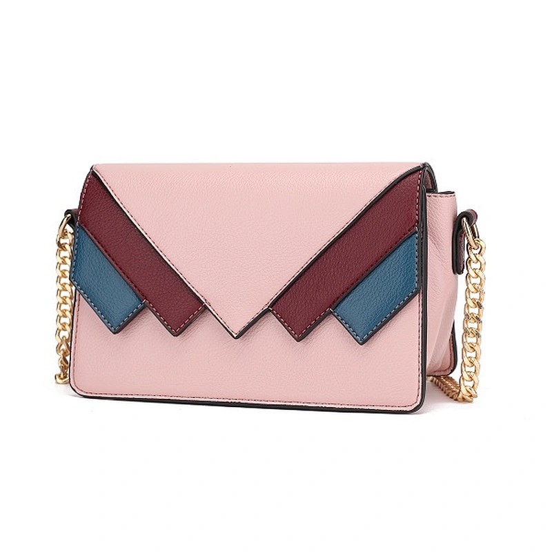 2020 new Contrast Color PU leather handbag women fashion tote bag designers shoulder packs short travel bags