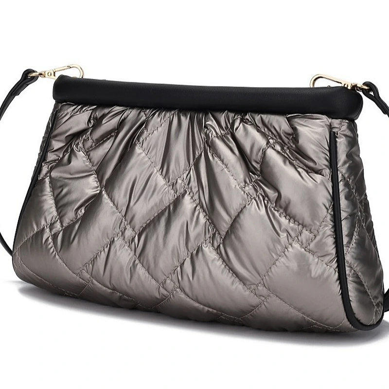 Lady handbag fashion new high-capacity popular design space eiderdown cotton bag, purse