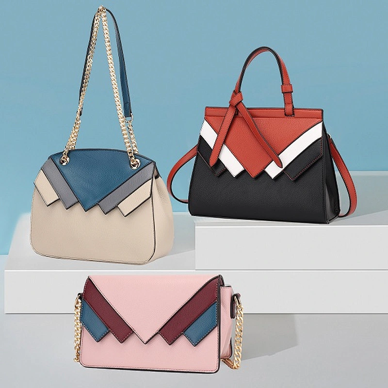China Suppliers OEM Latest Designer PU Alligator Handbags Manufacturer Ladies Tote Bag