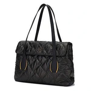 2020 winter lady handbag fashion high-capacity popular design space eiderdown cotton tote bag