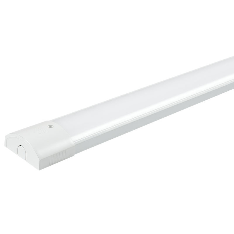 IP20 Batten, Aluminium body, polycarbonate diffuser, Suitable for rear wiring