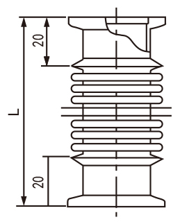 Bellow Hose, kf40 bellows, kf 25 bellow hose9（1000mm）