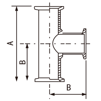 cross tee fitting, cross tee reducer