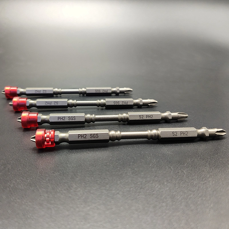 S2 steel double head screwdriver bit ring electric screwdriver bit set