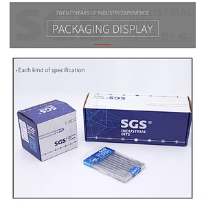 Sgs6.35mm small waist strong magnetic 10PC screwdriver head screwdriver set set S2 double cross PH2 screwdriver head