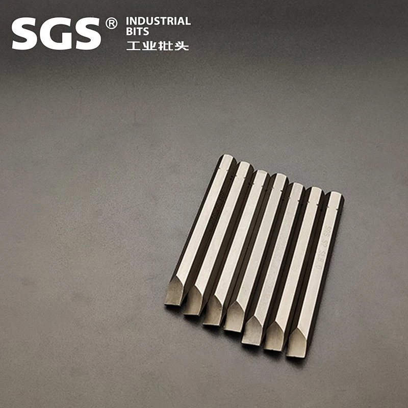 SGS 8MM Hexagonal Rod Screwdriver Nozzle Screwdriver Head Set Beaten Head with Magnetic S2 Alloy Steel Single Impact Bit