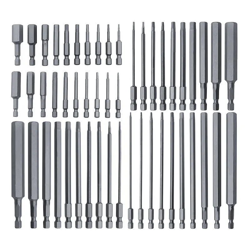 SGS hexagon socket bit set S2 electric screwdriver bit screwdriver bit combination multi-function batch nozzle pneumatic tool