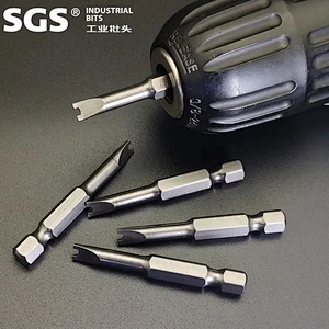 SGS factory direct sales electric U-shaped bit screwdriver bit bull insert anti-theft screw special bit screwdriver drill