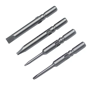 SGS factory direct sales 5mm electric flat-blade screwdriver bit electric drill bit, strong magnetic screwdriver bit