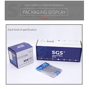 SGS8mm Hexagonal Rod Cross Bits Beatles 10PC Screwdriver Bit Screwdriver Set S2 Screwdriver Bit with Magnetic Impact
