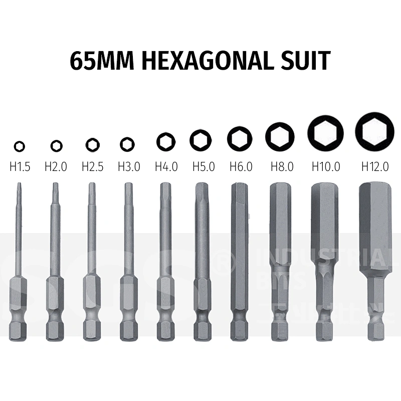 SGS hexagon socket bit set S2 electric screwdriver bit screwdriver bit combination multi-function batch nozzle pneumatic tool