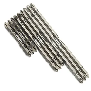 Sgs6.35mm headtype strong magnetic driver head and head combination screwdriver set S2 double cross PH2 screwdriver head