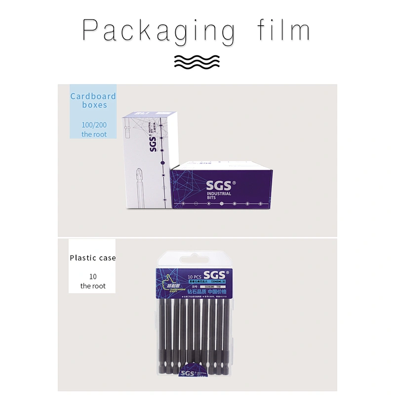 SGS factory direct sales 5mm electric flat-blade screwdriver bit electric drill bit, strong magnetic screwdriver bit