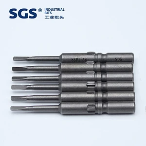 SGS factory direct sale 6mm electric triangle bit hand electric drill screwdriver bit nozzle S2 alloy steel beaten