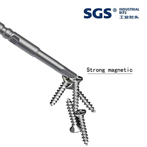 SGS factory direct sales 5mm plum blossom with hole electric hand drill bit strong magnetic screwdriver bit screwdriver