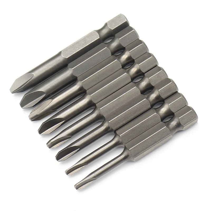 SGS 6.35mm series 10pc screwdriver combination Beaten head with magnetic single head Y type screw S2 alloy steel wind bit