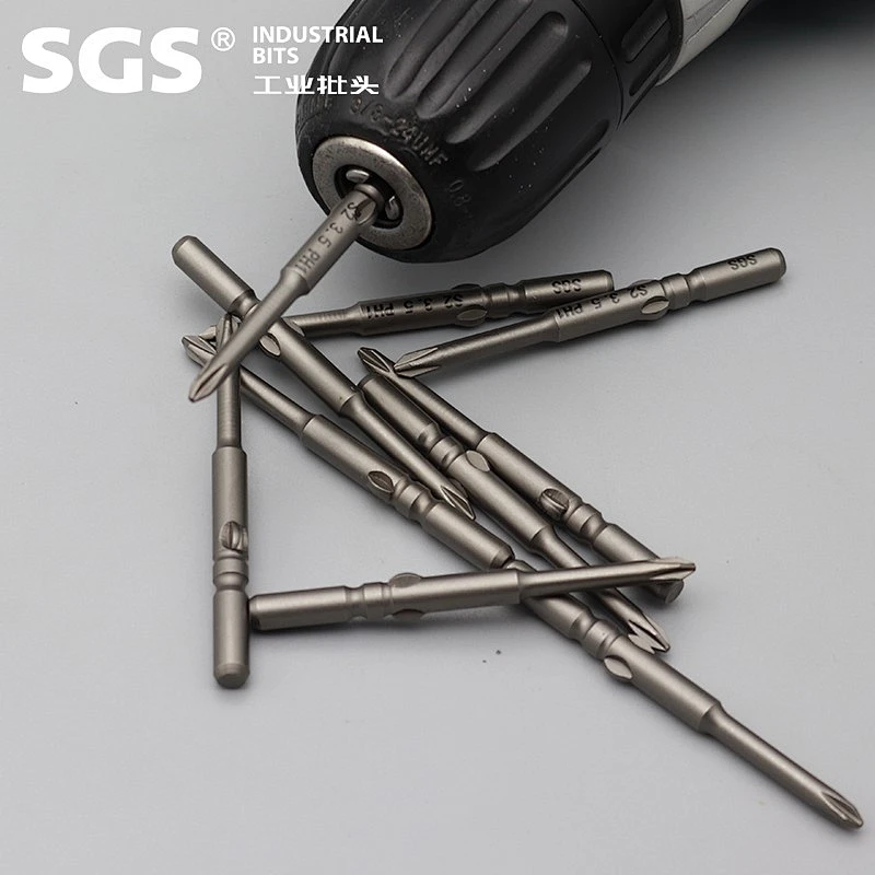 SGS factory direct sales 6mm single-head cross electric batch screwdriver head S2 alloy steel with magnetic screw rose