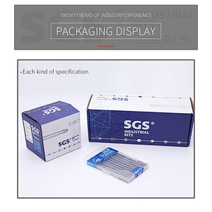 SGS 6.35mm natural color screwdriver set head S2 alloy steel belt high-strength double cross high-torque screwdriver