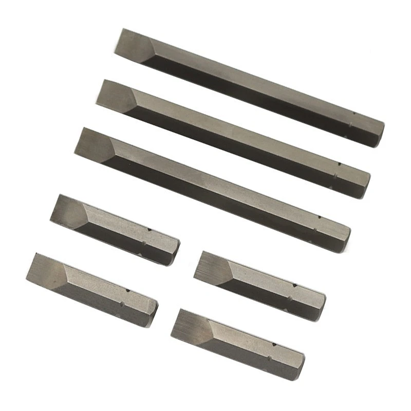 SGS 8MM Hexagonal Rod Screwdriver Nozzle Screwdriver Head Set Beaten Head with Magnetic S2 Alloy Steel Single Impact Bit