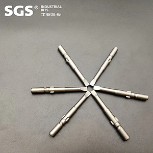 SGS factory direct sales 5mm electric flat-blade screwdriver bit electric drill bit, strong magnetic screwdriver bit