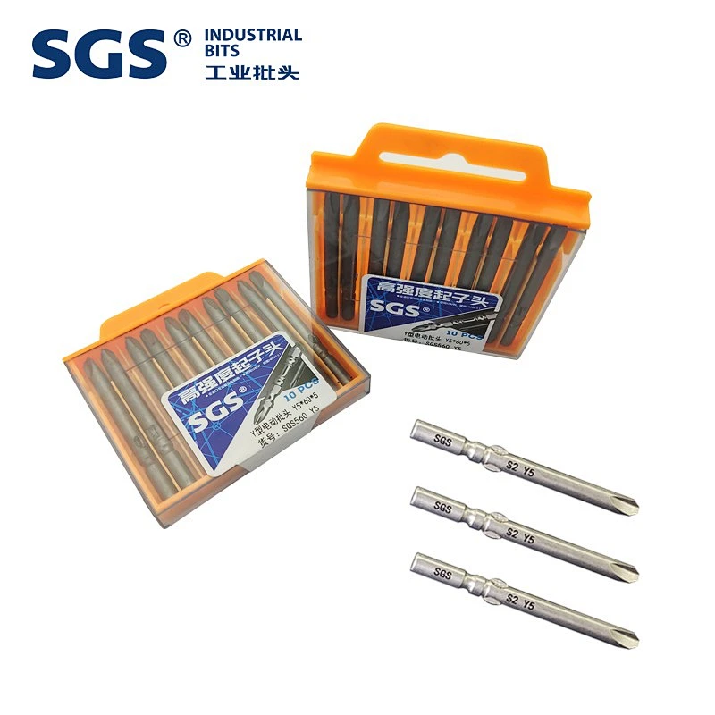 SGS factory direct sales 5mmY-shaped electric screwdriver bit strong magnetic screwdriver bit beaten bit electric screwdriver