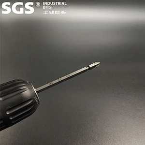 SGS 6.35mm High Torque 10PC Universal magnetic coil PH2 wind tip S2 double head cross positioning screw head