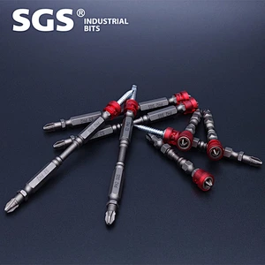 S2 steel double head screwdriver bit ring electric screwdriver bit set