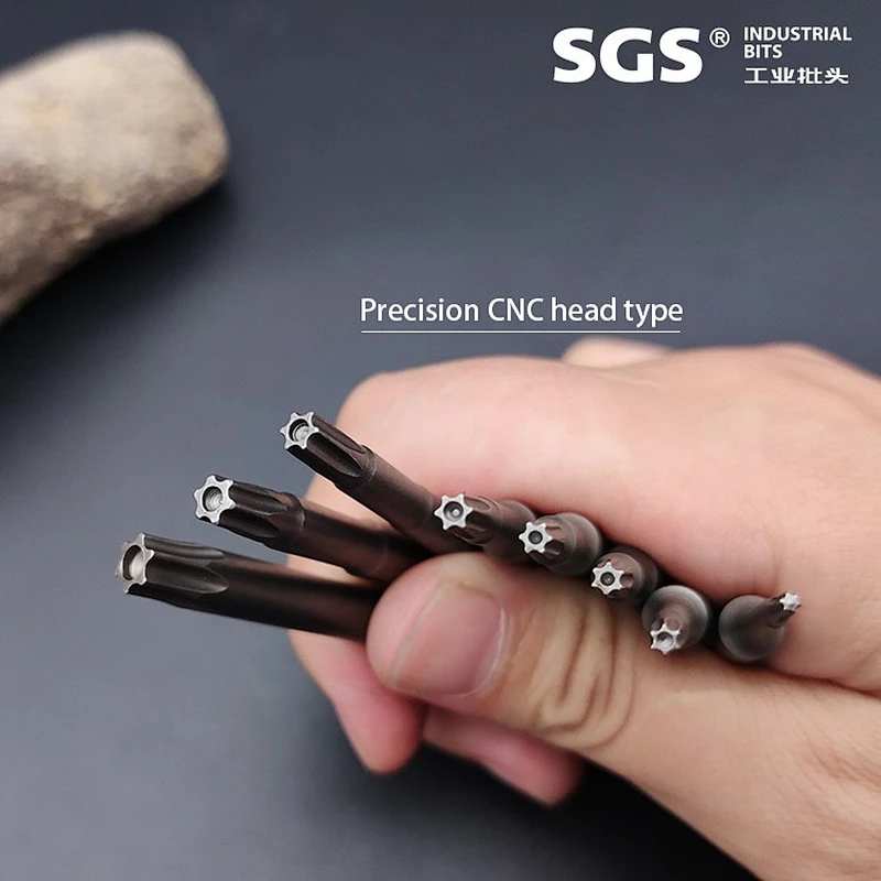 SGS factory direct sale single-head electric 4mm plum blossom bit S2 screwdriver bit beaten high precision magnetic electric bit