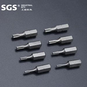 SGS 1/4 hexagonal rod S2 with magnetic 25mm batch nozzle single head cross one word plum blossom with hole inner hexagonal wind