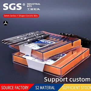 SGS factory direct sales 5mmY-shaped electric screwdriver bit strong magnetic screwdriver bit beaten bit electric screwdriver