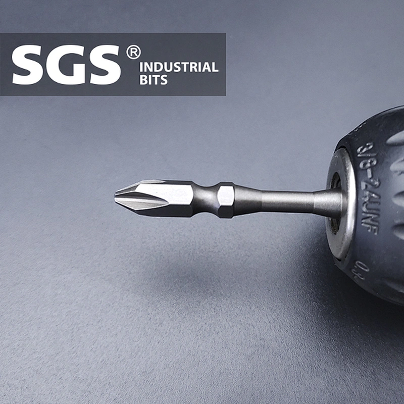 SGS 1/4inch drive screwdriver bit double end S2 screwdriver bit