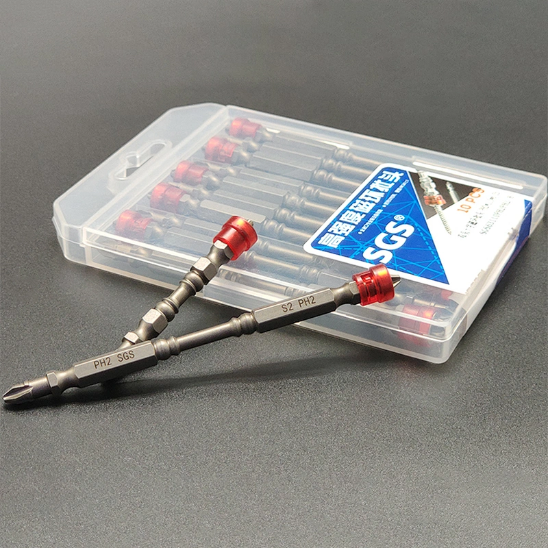 S2 steel double head screwdriver bit ring electric screwdriver bit set