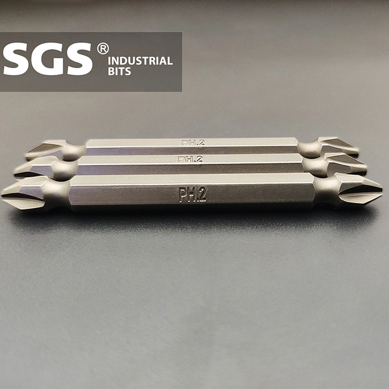 High hardness magnetic phillips S2 screwdriver bit