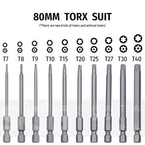 SGS Torx Bit Set Multifunctional Screwdriver Combination Hole Screwdriver Bit Screwdriver Bit ohmi Batch Nozzle S2