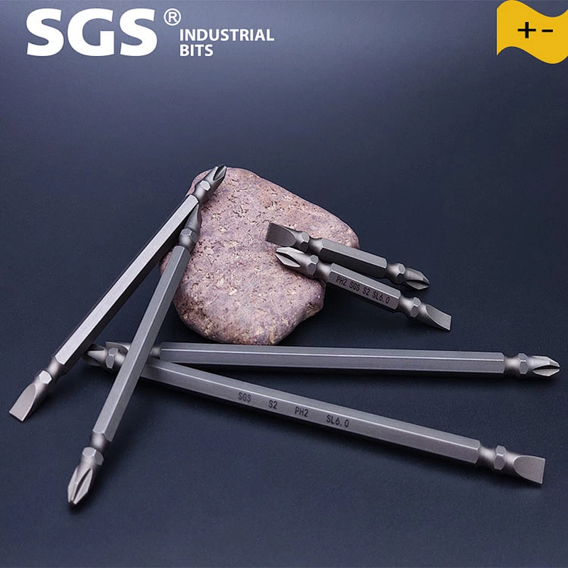 2019 electric series double head cross type S2 screwdriver bit
